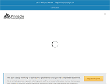 Tablet Screenshot of pinnaclepropertymgmt.com